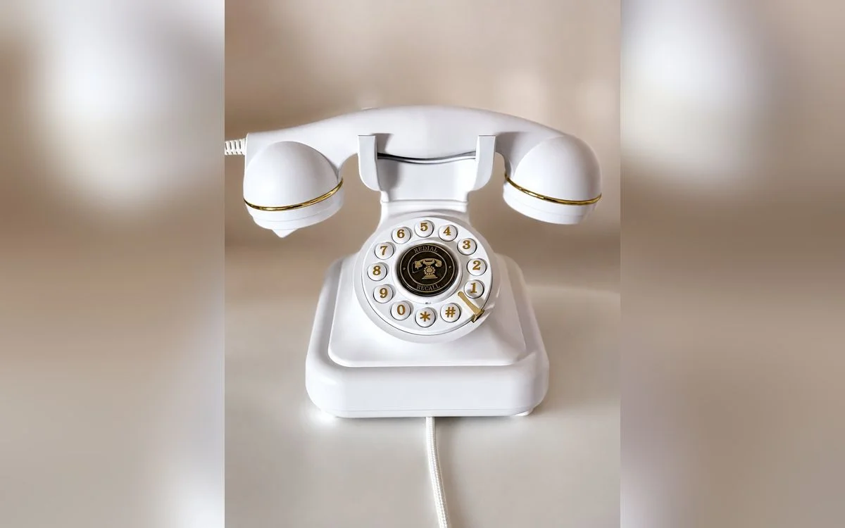 Audio guestbook retro telefoon