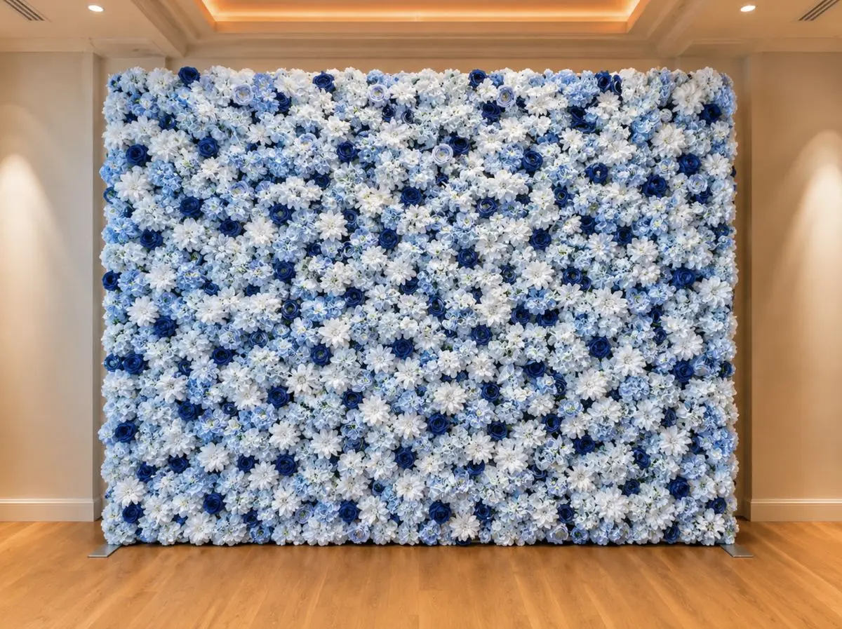 Luxe bloemenwand. Studio Moments