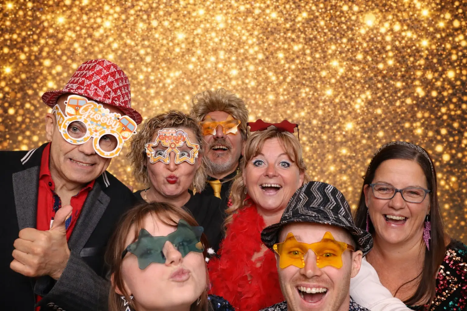 Gasten met photobooth