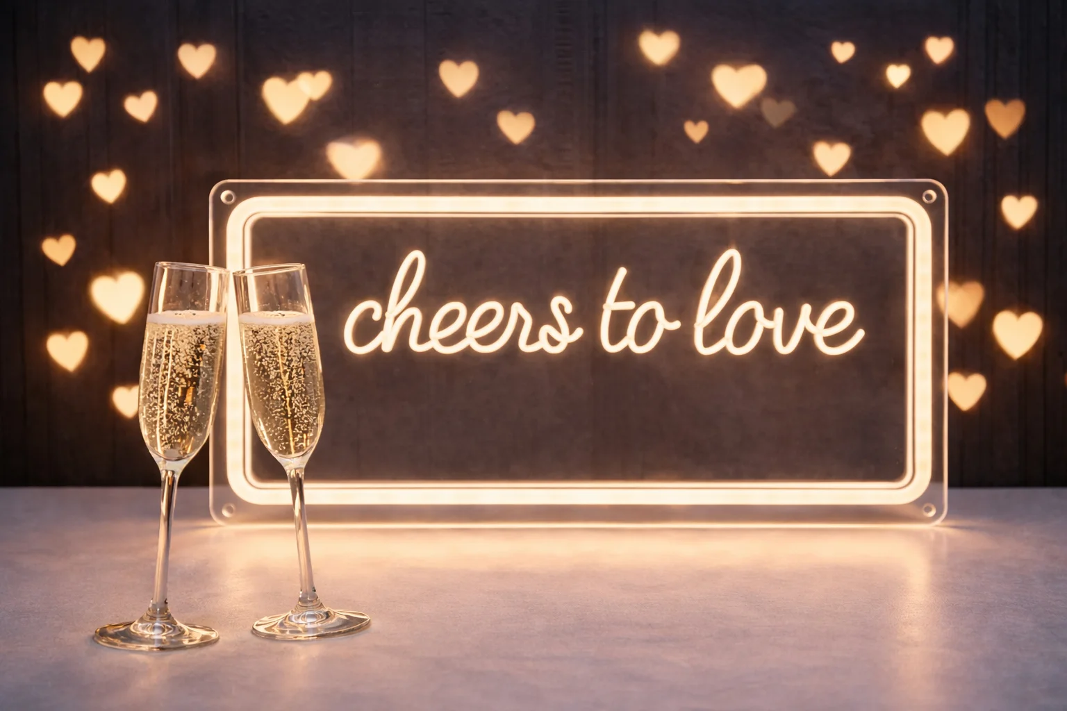 Cheers to Love lichtpaneel