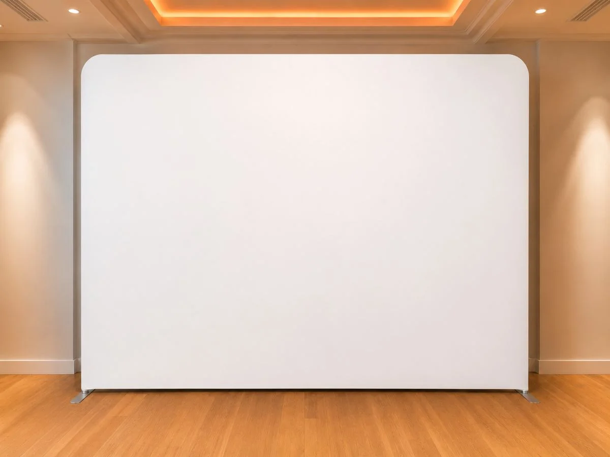 Witte achtergrond standaard inbegrepen
